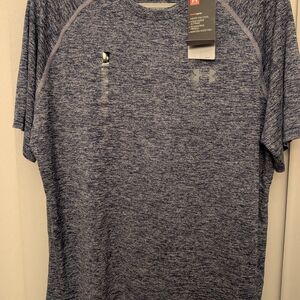 Under Armour Men's Heathered Navy Tee